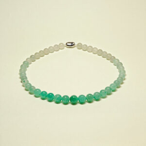 繁星晶翠 冰綠漸層圓珠項鍊